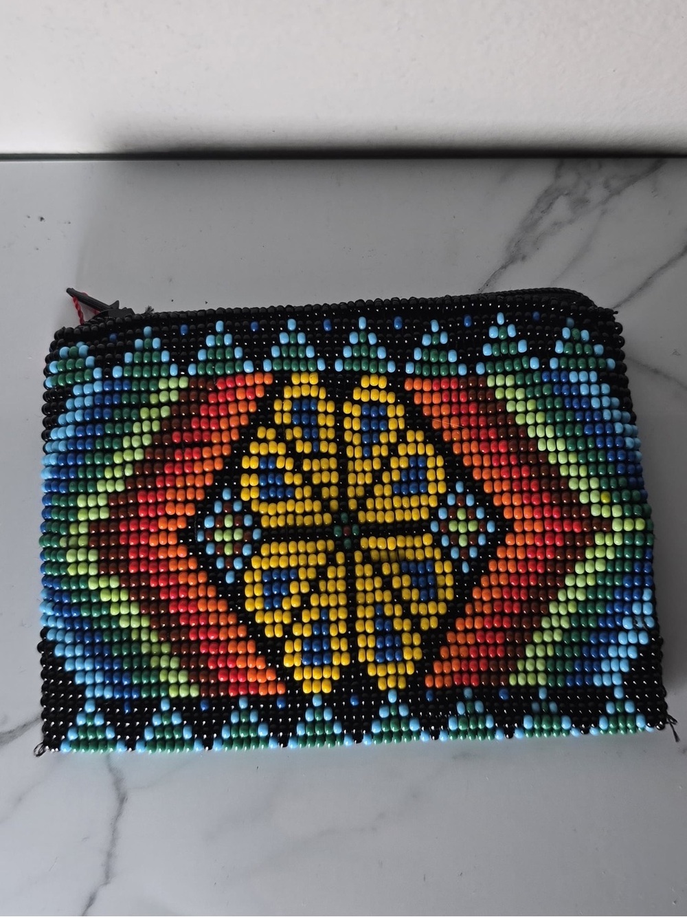 Huichol Beaded Coin Purse